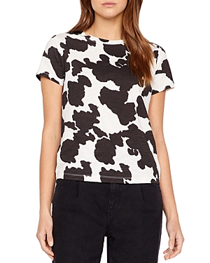 Sanctuary The Perfect Animal Print Cotton & Modal Top In Pony Print