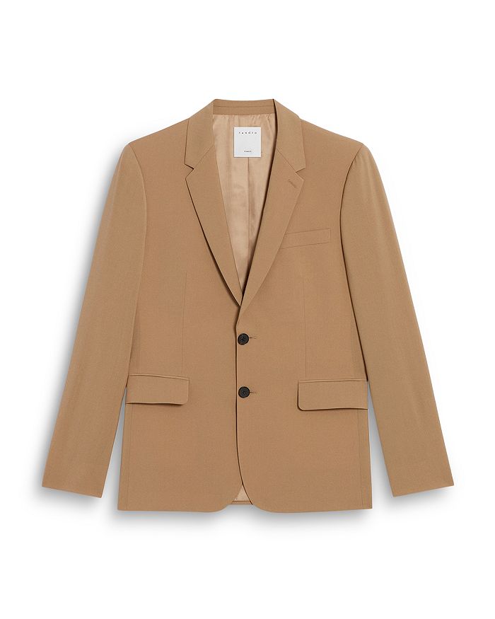 Sandro Formal Ficelle Virgin Wool Suit Jacket | Bloomingdale's