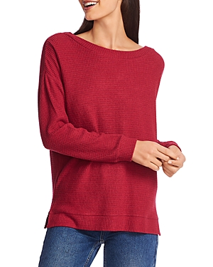 1.state Brushed Strappy Back Top In Deep Rouge