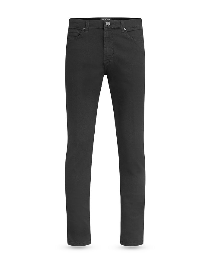 Shop Monfrere Brando Slim Straight Jeans In Noir