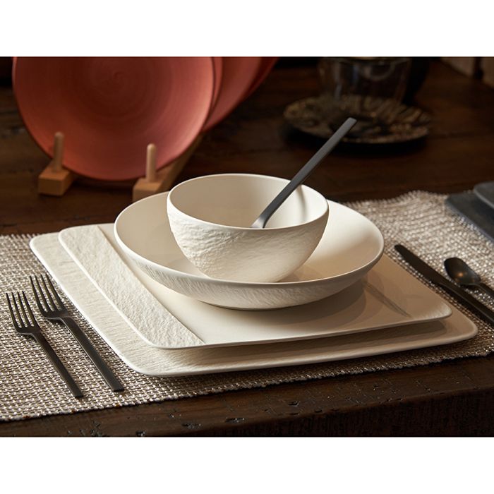 Shop Villeroy & Boch Manufacture Rock Blanc Dinner Plate In White