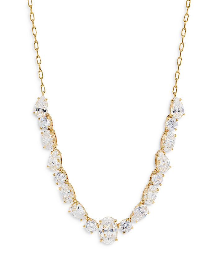 Nadri Emilia Cubic Zirconia Necklace, 18 In Gold