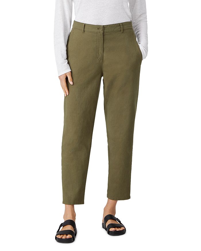 EILEEN FISHER TAPERED ANKLE PANTS,S1SUZ-P8284M
