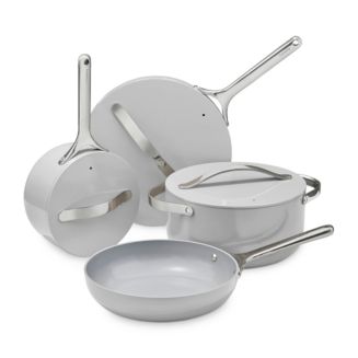 Caraway Non-Toxic Ceramic Non-Stick Cookware 7-Piece Set