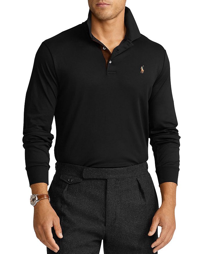 Polo Ralph Lauren Classic Fit Soft Cotton Long-Sleeve Polo Shirt ...