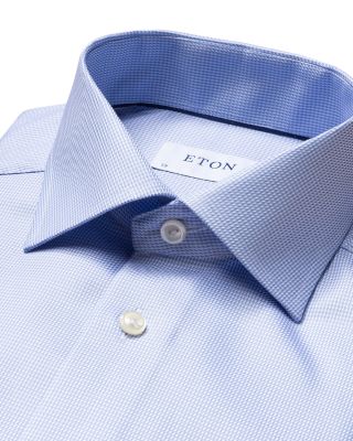 Slim Fit Houndstooth Dress Shirt