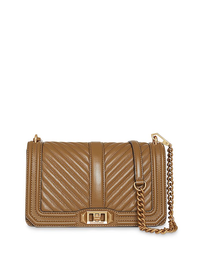 Rebecca Minkoff Chevron Quilted Love Crossbody | Bloomingdale's