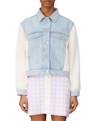 maje jean jacket