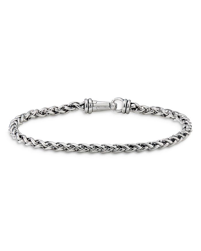 DAVID YURMAN STERLING SILVER WHEAT CHAIN BRACELET,BC0466MSSM