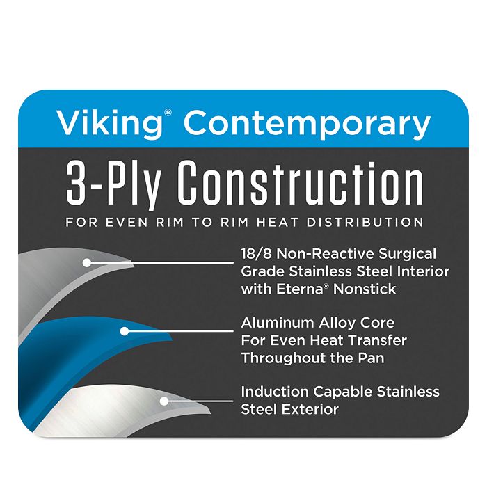 Shop Viking Contemporary 3-ply 10-piece Cookware