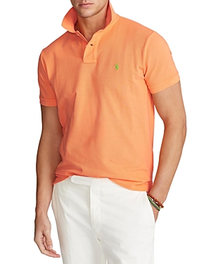 Polo Ralph Lauren Classic Fit Mesh Polo Shirt In Classic Peach