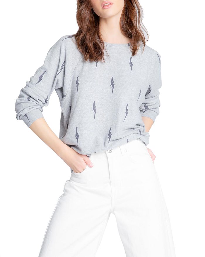PJ Salvage Lightning Bolt Print Pajama Top Bloomingdale s
