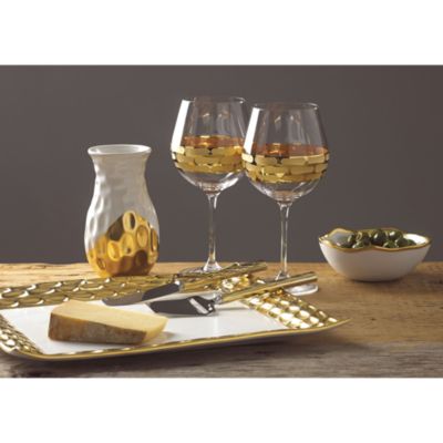 Truro Gold &amp; Platinum Glass Drinkware