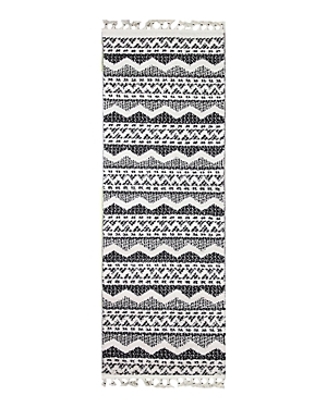 Bashian Navajo Nav107 Runner Area Rug, 2'6 X 8' In Ivory