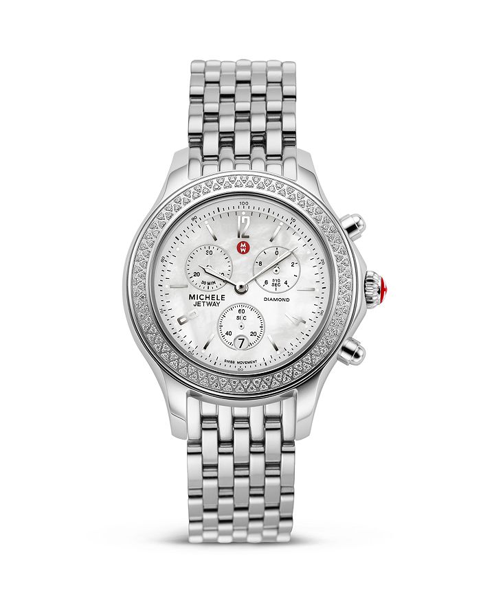 Michele jetway diamond watch shop