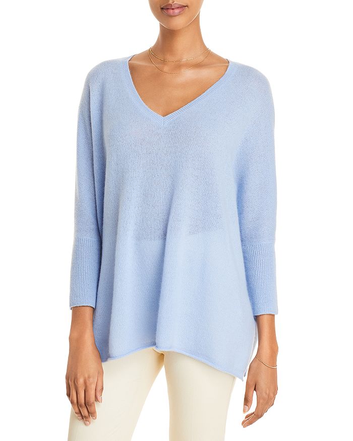 C by Bloomingdale s Cashmere C by Bloomingdale s Oversized Cashmere Sweater 100 Exclusive Bloomingdale s