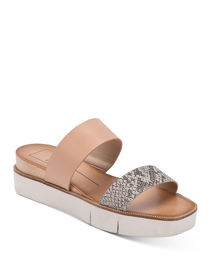 Dolce Vita Women s Parni Double Strap Platform Slide Sandals