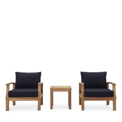 Modway Marina 3 Piece Outdoor Patio Teak Set