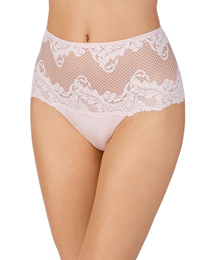 LE MYSTERE LACE ALLURE HIGH WAIST THONG,7946