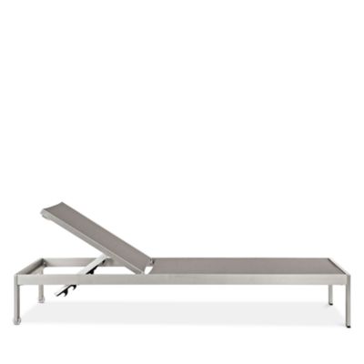 Shore Outdoor Patio Aluminum Mesh Chaise