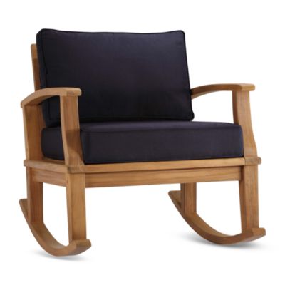 Marina Outdoor Patio Teak Rocking Chair