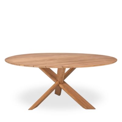 Ethnicraft - Teak Circle Outdoor Dining Table Collection