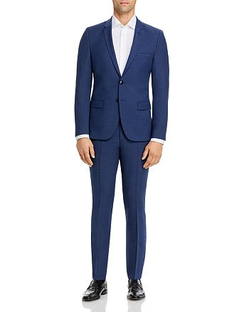HUGO Arti & Hesten Textured Solid Extra Slim Fit Suit Separates ...