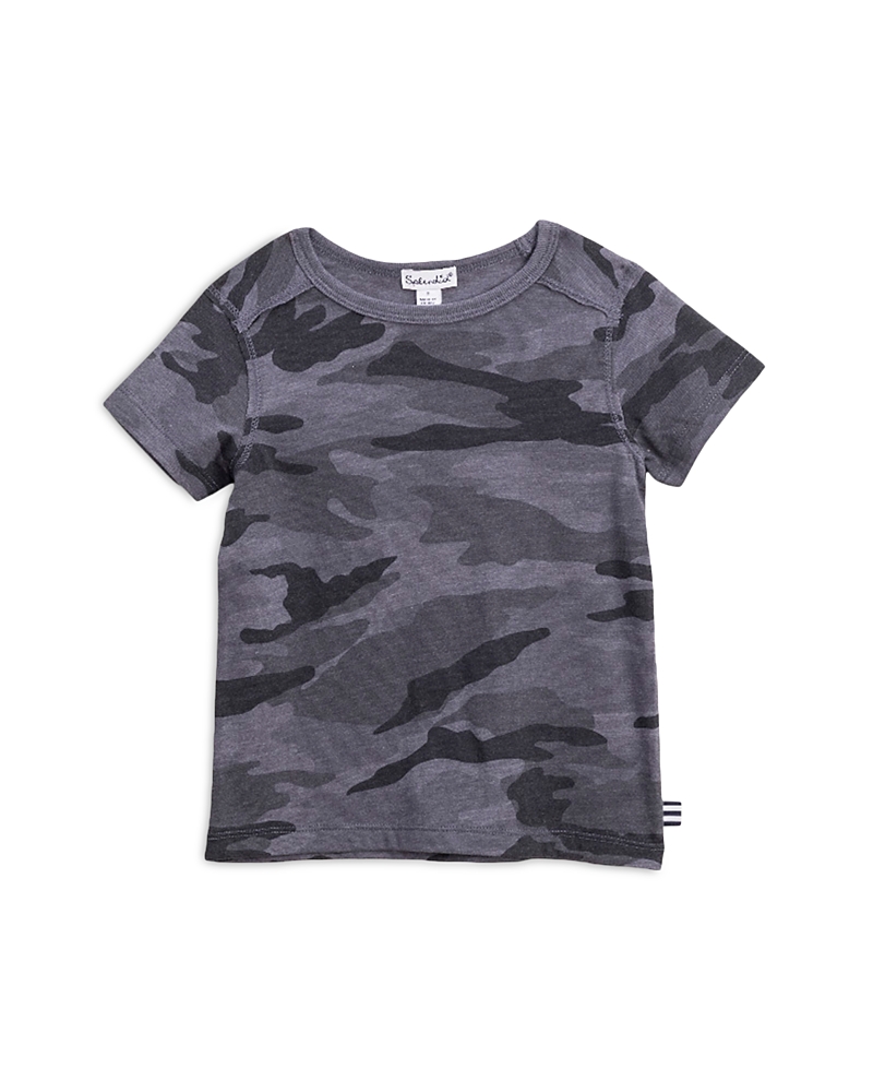Splendid Boys' Camouflage Print Tee - Little Kid In Blue Camo