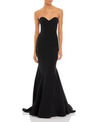 AQUA Scuba Strapless Sweetheart Gown - 100% Exclusive | Bloomingdale's