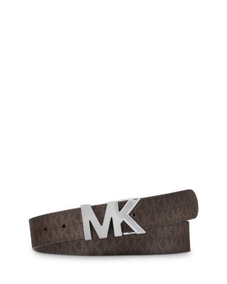 michael kors men's logo belt