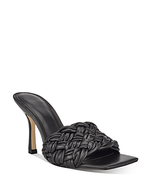Marc Fisher Ltd. Women's Draya Woven High Heel Side Sandals