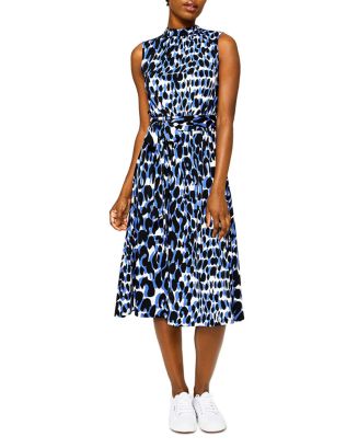 Leota Mindy Shirred Midi Dress | Bloomingdale's