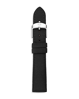 MICHELE BLACK GROSGRAIN RIBBON WATCH STRAP, 18MM,MS18AC100