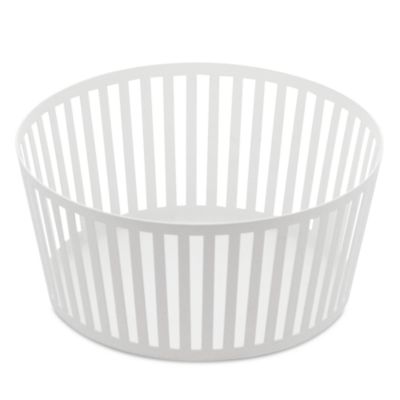 Yamazaki Tower Striped Steel Fruit Basket