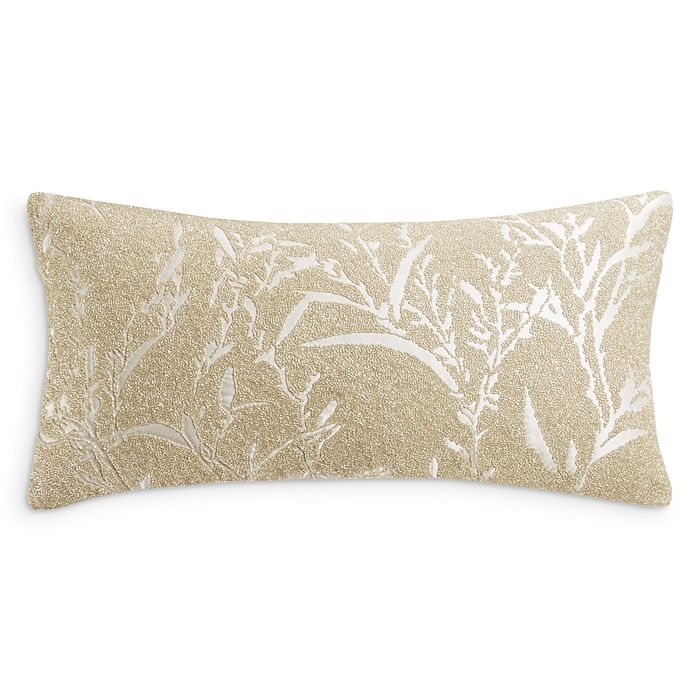 Hudson Park Collection Reeds Beaded Decorative Pillow 12 X 22 100 Exclusive Bloomingdale S - Hudson Home Decorative Pillows