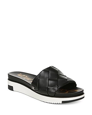SAM EDELMAN WOMEN'S ADALEY WOVEN PLATFORM SLIDE SANDALS,H5660L2
