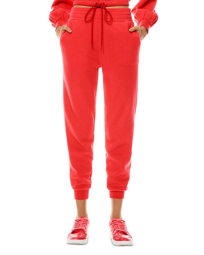 Alice and Olivia Slim High Rise Jogger Pants | Bloomingdale's