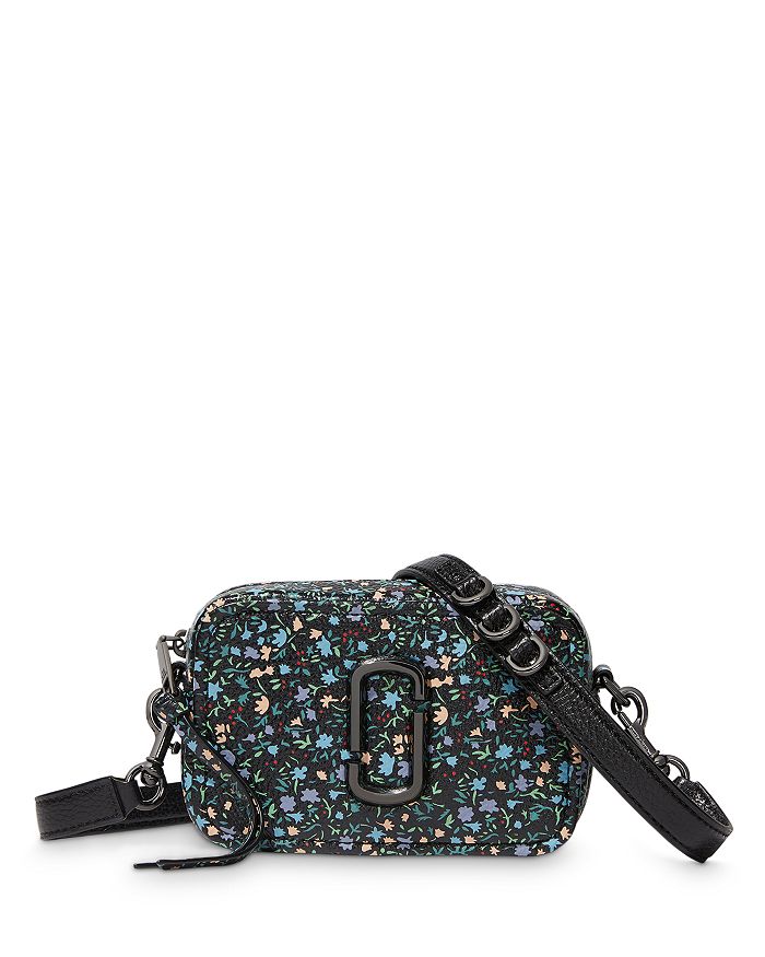 Marc Jacobs The Softshot 17 Black Leather Cross-Body Bag