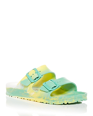 Shop Birkenstock Women's Arizona Eva Essentials Slide Sandals In Green