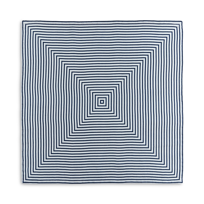 L'objet Concorde 4-piece Stripe Linen Sateen Napkin Set In Blue