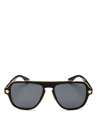 Flat Top Aviator Sunglasses, 56mm