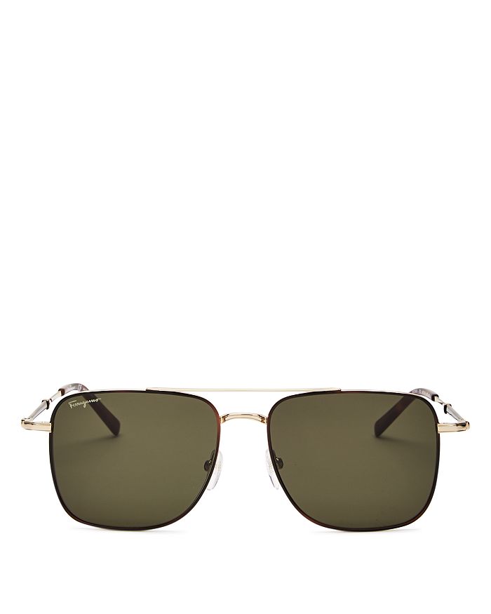 Salvatore Ferragamo Men’s Square Sunglasses, 56mm Bloomingdale's