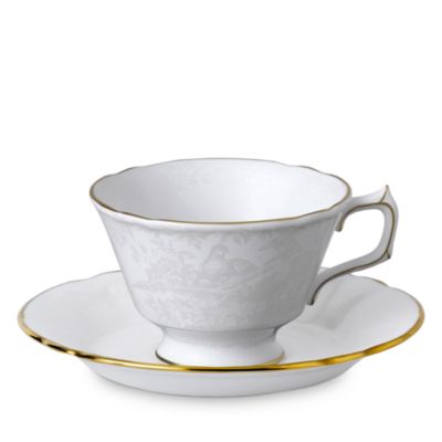 Royal Crown Derby - Aves Pearl Tea Cup Saucer
