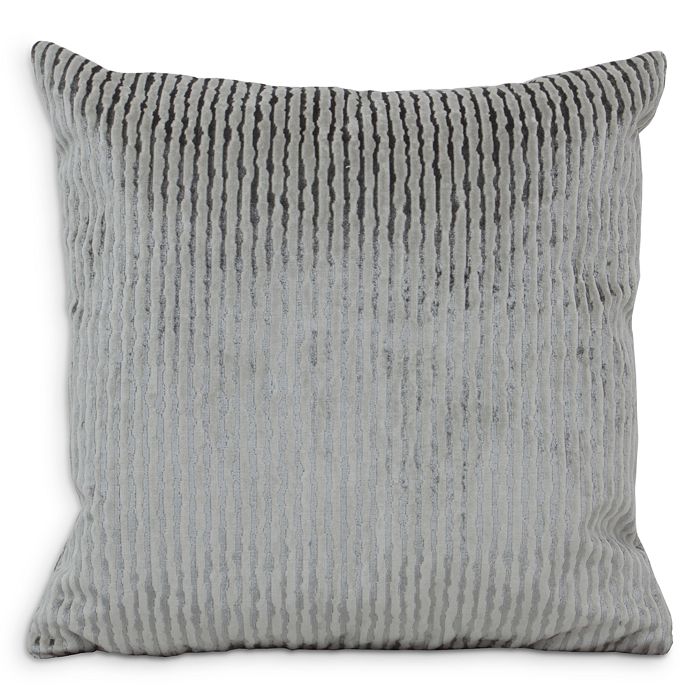 Bloomingdale's Artisan Collection Velvet Decorative Pillow, 21 X 21 In Pebble