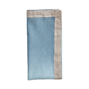 Kim Seybert Dip Dye Napkin In Sky/blue