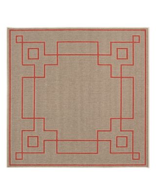 Alfresco ALF-F Square Area Rug, 8'10" x 8'10"