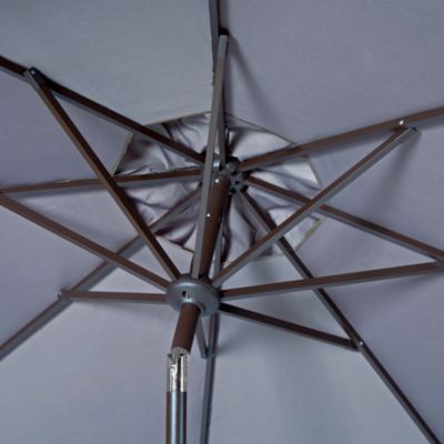 Fabia Fringe 9 Ft Crank Umbrella
