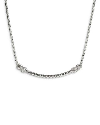 david yurman diamond bar necklace