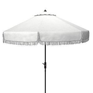 Safavieh Milan 11 Ft Crank Umbrella In White