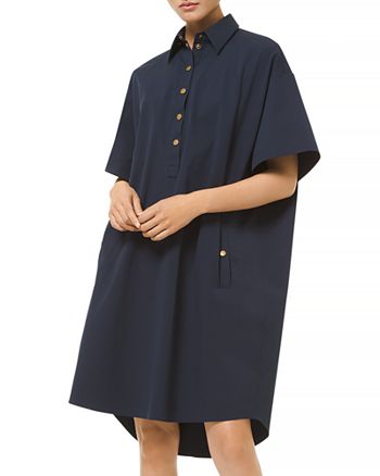 Michael Kors Collection MICHAEL Michael Kors Snap Front Shirt Dress |  Bloomingdale's